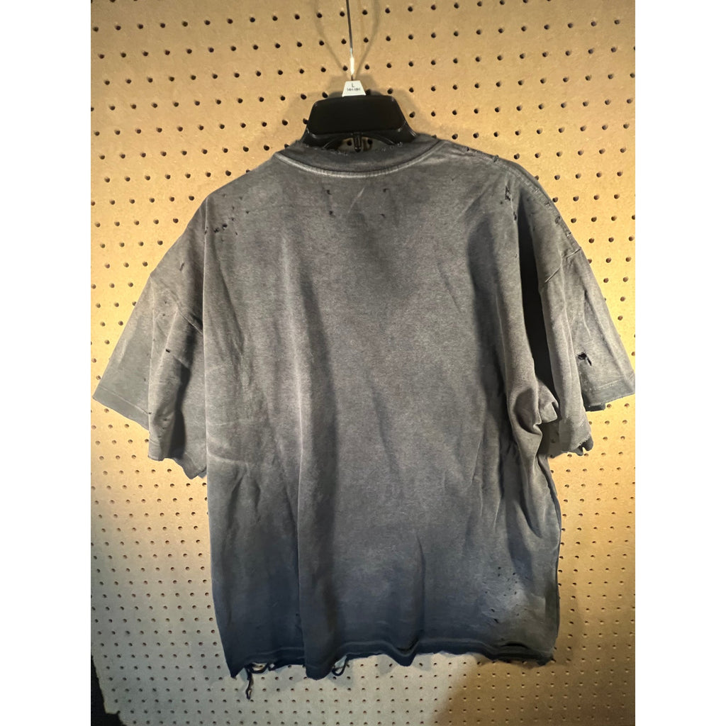 Satoshi Nakamoto Explicit Codex Tee Washed Black XL